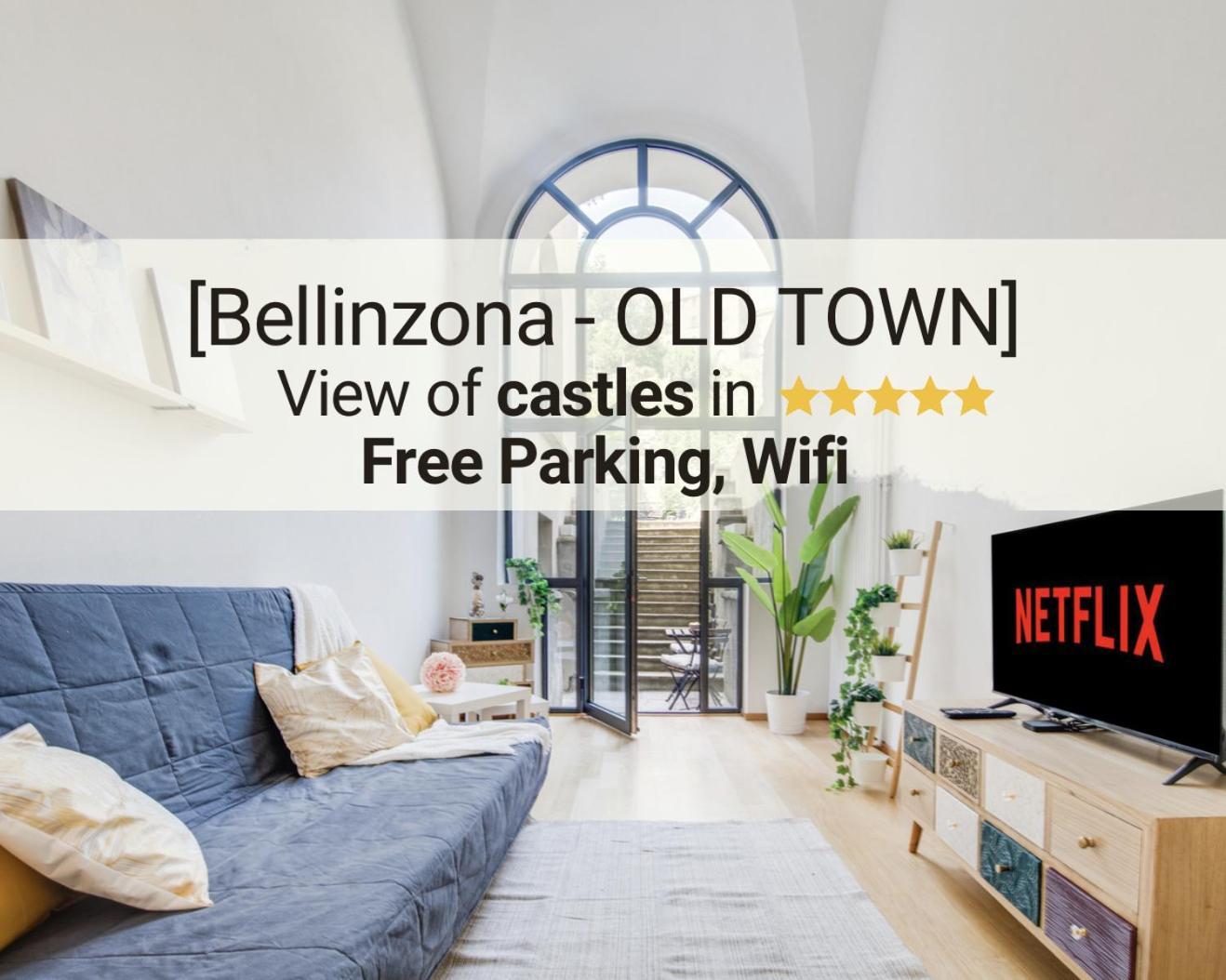 Bellinzona-Centro Storico Vista Castelli A ☆☆☆☆☆公寓 外观 照片